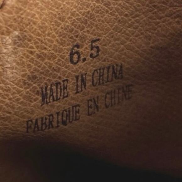 Jeffrey Campbell Rosalee Tan Suede Block Heel Western Ankle Boots Booties 6.5 - Picture 6 of 6